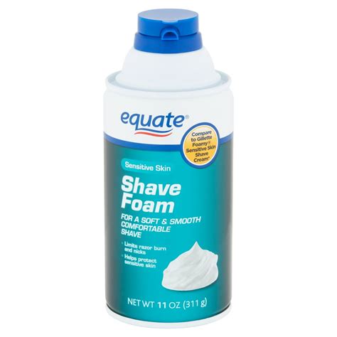 unscented shave foam.